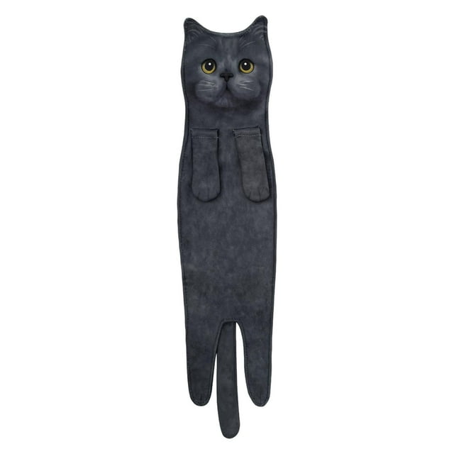 Toalla de mano Strade Fareast Limited Gato Negro 13 cm x 55 cm