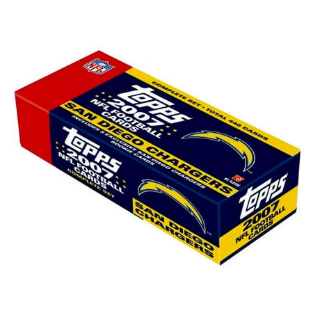 2007 Topps Football Complete Set - San Diego Chargers Edition