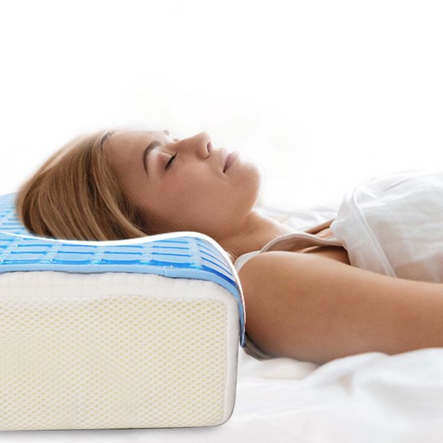 Gel Pillow Cooling Mat, Gel Pillow Cushion Anti Slip Washable High Elasticity Flexible Lasting Performance For Home