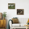 thumbnail image 3 of HFDF Wall Art for Livg Room Home Decor Vtage Laundry Room Art Prt Antique Oil Patg Country Landscape Vtage Wall Art CanvasFor Livg Room Bedroom OfficeGallery 18x12inch Framed, 3 of 6