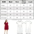 thumbnail image 4 of Women Plus Size Dresses Short Sleeve with Pockets Female Knee Length l-4xl, 4 of 6