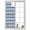 Blue, variant on Window Privacy Film Vintage Bohemia Stained Glass Window Film Decorative Sun Block Window Cover Minimalist Abstract Geometric Art Green Window Clings Static Adhesive Sticker for Bathroom 17.7"x39.3"