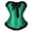 Green, variant on Shapewear for Women,Lace Corset for Women Boned Cincher Vest Brocade Design Plus Size Gothic Style Waist Trainer Corset for Fashion and Waist Definition,RD2,L