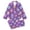 AA-#Purple591, variant on WOYY Girls Halloween Long Sleeve Pajamas with Allover Print Kids Nightwear, Sizes 3-14