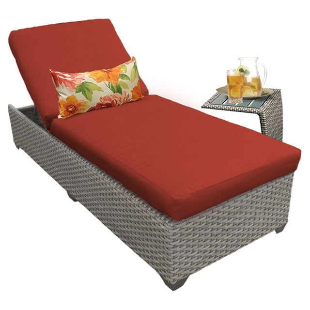 Monterey Patio Furniture Wicker Chaise Lounge