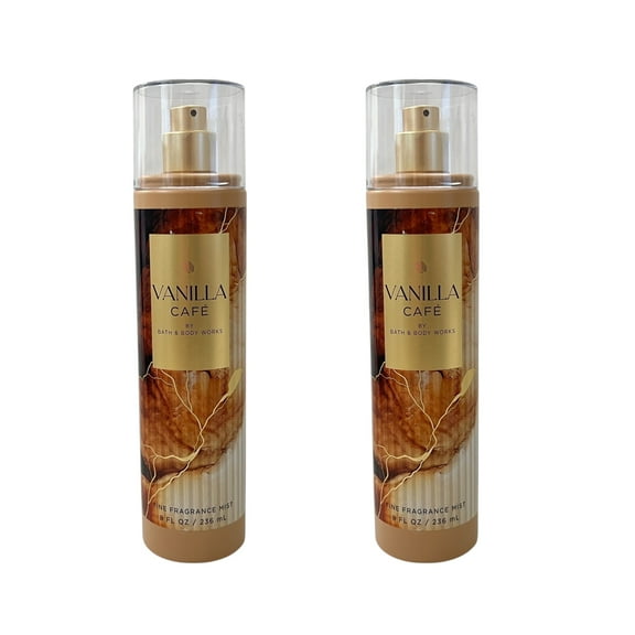 Bath & Body Works Vanilla Cafe Mist 8 fl oz 2 Pack