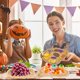 thumbnail image 5 of Platos Con Forma De Calabaza Y Murciélago Para Halloween Tableros De Madera Para Alimentos Cocinados Y Decoraciones Para La Mesa Adecuados Para Fiestas Familiares De Halloween En La Cocina, 5 of 5