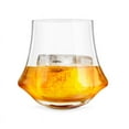 thumbnail image 2 of Final Touch Revolve Spinning Double Old Fashioned Glass Set of 2, Clear, 2 of 5