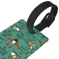 thumbnail image 3 of Gaeub One Size Printed Travel Luggage Identification Tags, Golf Bag Tags with Information Bar on The Back - 3.4 x 2.1 inch, 3 of 8