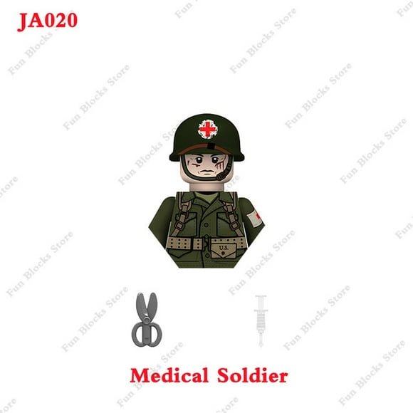 Military Soldiers WW1 WW2 Special Forces Rifle Tank Trooper Building Blocks Weapons Army Figures Bricks Mini Toys For Kids Gifts