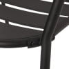 thumbnail image 6 of GDF Studio Keairns Outdoor 3 Piece Bistro Set, Matte Metal Black, 6 of 13