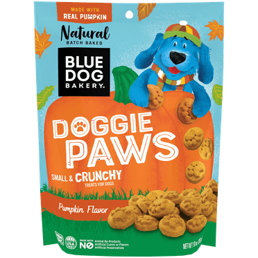 Blue Dog Bakery Pumpkin Doggie Paws 10oz