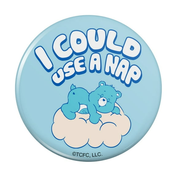 Care Bears Bedtime Bear I Could Use a Nap Pinback Button Pin