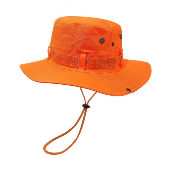 Spring Fluorescent Sun Hat for Men and Women with Adjustable Rope for Outdoor