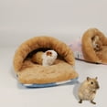 thumbnail image 3 of Guinea Pig Bed Cave Winter Warm Cozy House Hideout for Dwarf Rabbit Bunny Ferret Hamster Chinchilla Hedgehog, 3 of 7