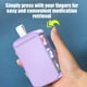 thumbnail image 5 of Pastillero portátil con 3 compartimentos | Estuche para medicamentos diarios con tapas deslizantes | Almacenamiento de medicamentos para viajes, escuela y familia | Compacto y sellado, 5 of 8