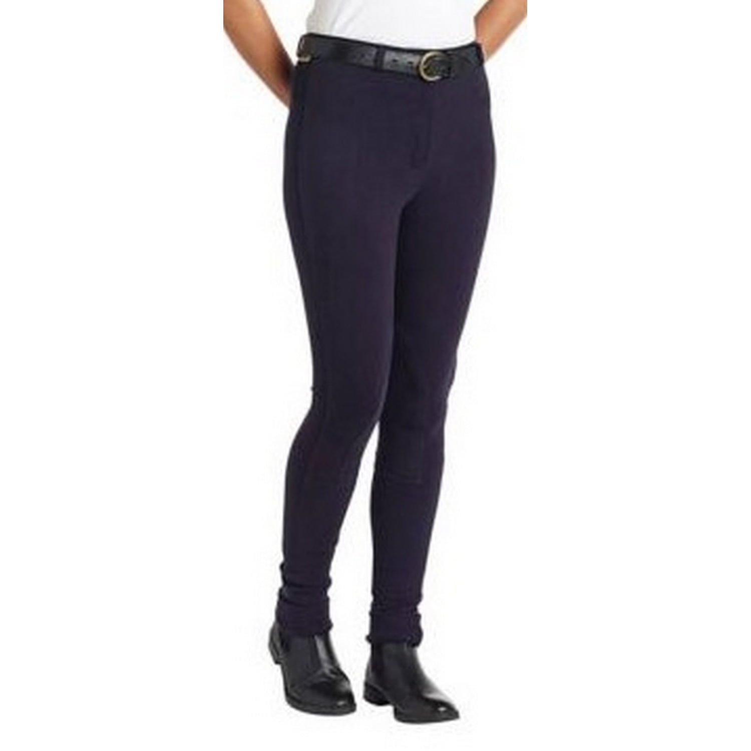 Harry Hall Value Ladies Twin Pack Horse Riding Equestrian Knee Patch Jodhpurs 