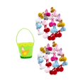 thumbnail image 4 of Canasta de huevos de Pascua Cesta de almacenamiento Decoración Pequeña decoración portátil de regalos para celebraciones Holiday Home Gallina, 4 of 8