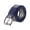 Blue, variant on Belt Men's Women's Adjustable Nylon Canvas Woven Belt, No Punching Breathable Wear-resistant Everyday Belt for Jeans Pants Daily Outdoor Activities Black,Free Size