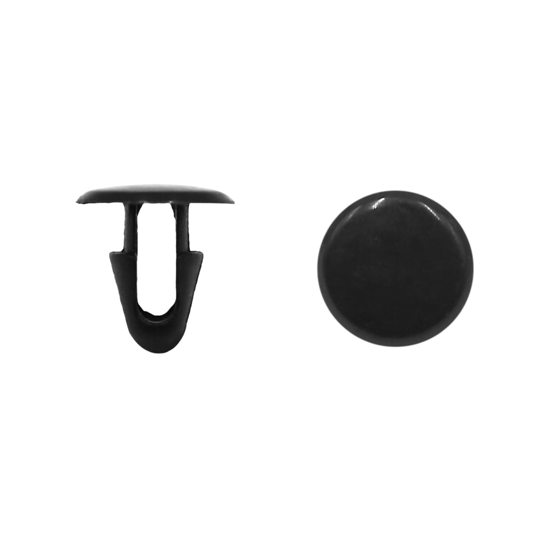 20 Pcs Black Car Auto Retainer Carpet Floor Mat Clip Rivet Fasteners 7mm Hole