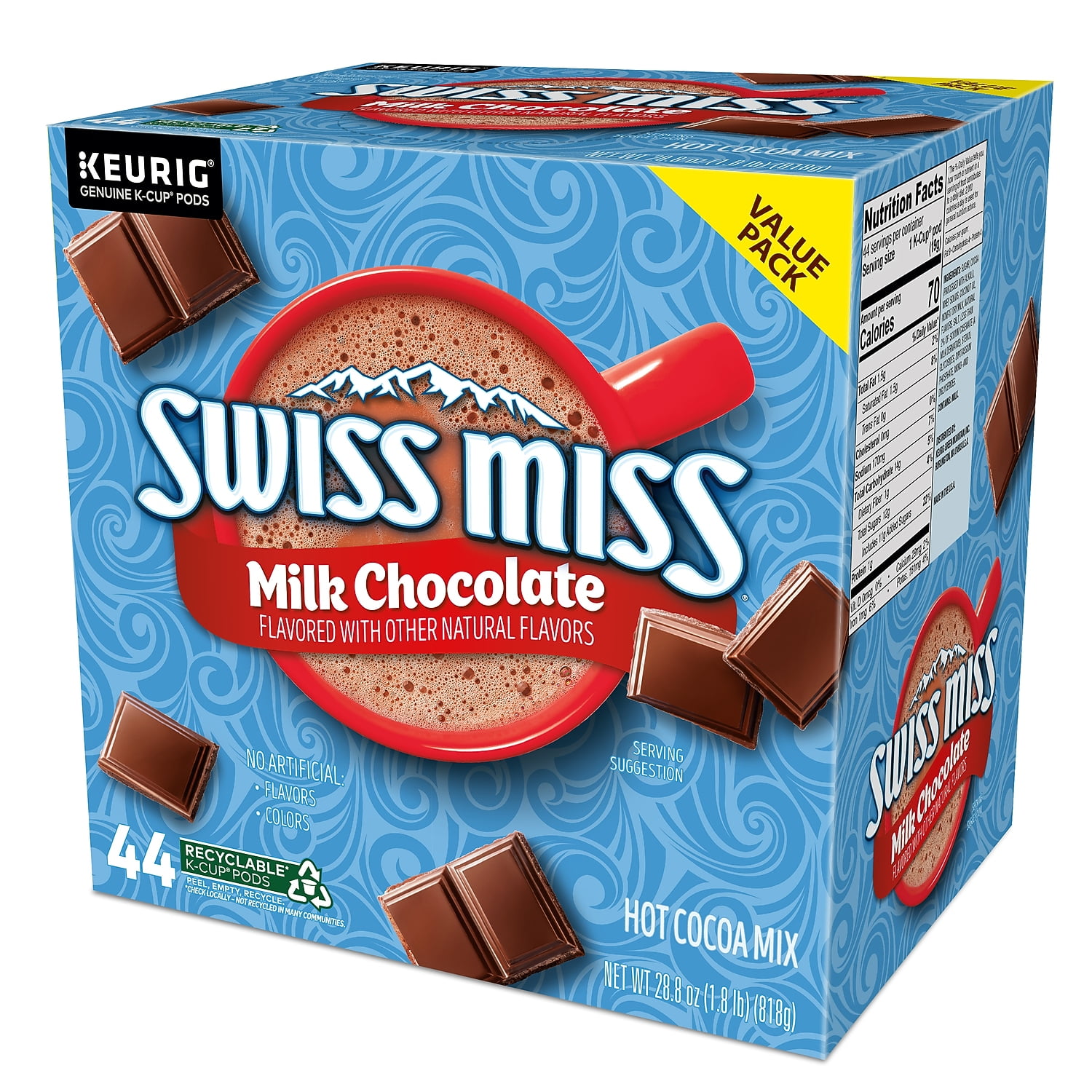 Keurig K-Cups Swiss Miss Milk Chocolate 16-pk. One Size