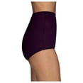 thumbnail image 4 of Vanity Fair Womens Perfectly Yours Ravissant Tailored Nylon Brief, 7, Sangria, 4 of 7