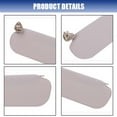thumbnail image 4 of Sun Visor With Lights Fit For Chevrolet GMC 2003-2015, Car Visor Driver Side Sun Visor, Sun Visor For Car, OEM: 84054695-gray-left and right, 4 of 6