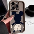 thumbnail image 5 of Disney Mickey Mouse Stitch Soft Case for iPhone 15 14 13 12 11 Pro Max XS X XR 8 7 6S 6 Plus SE 2020 Frosting Shockproof Cover, 5 of 5