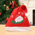 thumbnail image 2 of Santa Hat Christmas Hat Claus Hat Holiday Party Decoration Hat D-Green, 2 of 3