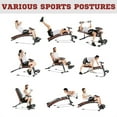 thumbnail image 2 of Soozier Banc d'Haltères Pliable et Ajustable, Banc d'Entraînement Abdominal pour Musculation Assise, pour Entraînement à la Maison, Gym, Inclinaison, Plat, Multiusage, Entraînement, Exercice, Mise en Forme, 2 of 9