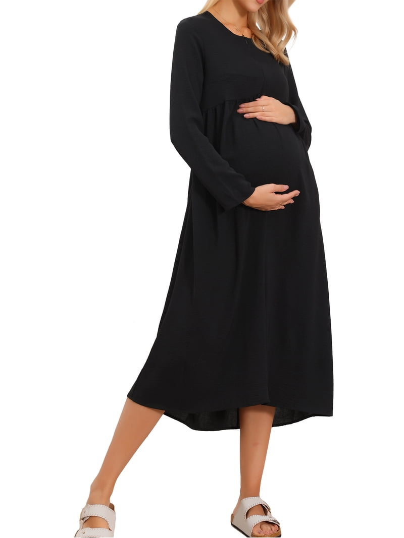 black breastfeeding dress INSPIRE CHIC Women's Maternity Nursing Zip Front Tiered Long Sleeve Round Neck Pleated Midi Maternity Pregnancy Dress S Blue Pay With:$26.00 (Silkroll Fee: $0.65) PLEASE EMAIL HELLO@THEMLMBRAND.COM Salwar Suit Designs & Salwar Kameez Online For Women Luxely - Elegant Sleeveless