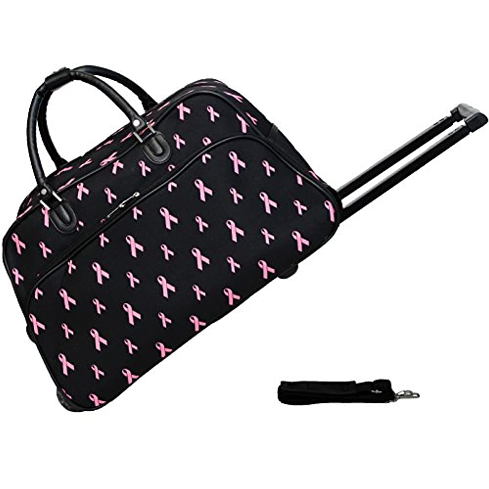 Iridescent Paisley 21 in. Rolling Duffel Bag