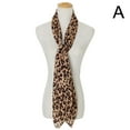 thumbnail image 5 of Leopard Print Chiffon Scarf For Women Soft Lightweight Winter Warm Fashion Shawl Wrap 59in, 5 of 10