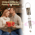 thumbnail image 2 of KEYAHAPPY Solar Wind Chimes for Outside, Windchimes Outdoors Solar Powered Lights for Garden Decor, Memorial Wind Chimes for Patio Porch Lawn Yard Decorations Outdoor, Hummingbird, 2 of 6
