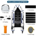 thumbnail image 5 of Inflatable Boat Set for Adults,Inflatable Fishing Boat, 3 Person Inflatable Kayak with Oars,Pump,Water Rafts for Lake,7.5ft PVC Water Adult Assault Boat, 5 of 11