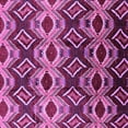 thumbnail image 1 of Ahgly Company Indoor Square Solid Purple Modern Area Rugs, 5' Square, 1 of 4