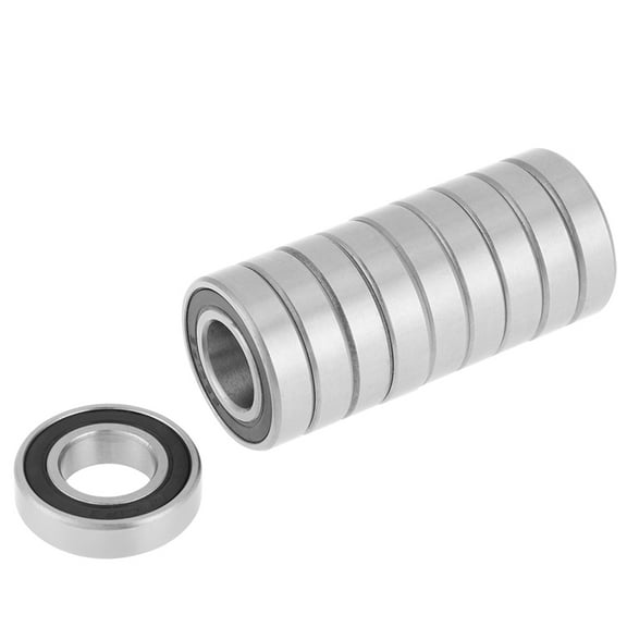 10Pcs 6901-2RS Rubber Sealed Deep Groove Ball Bearing 12x24x6mm