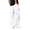 thumbnail image 5 of Admvng Men's Cargo Pants Big & Tall Casual Wide Leg Outdoor Pants with Pockets, 5 of 6