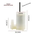 thumbnail image 2 of 8pcs White Silent Mini Submersible Pump for DC3V 5V for Computer Water Cooling USB Powered, 2 of 5