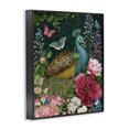 thumbnail image 2 of Stupell Industries Eclectic Wild Garden Peacock Black Framed Giclee Art, 11 x 14, by Nicole Tamarin, 2 of 7