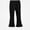 Black, variant on Teylalorva Girl's Leggings Sequin Flared Pants Fleece Lined Thick Thermal Elastic Waist Winter Long Trousers(1-10) Black Size 4T