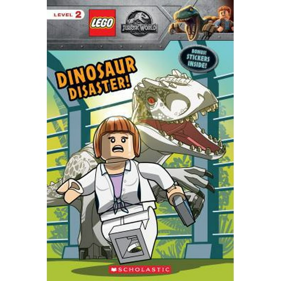 Pre-Owned Dinosaur Disaster! (Lego Jurassic World: Reader with Stickers) [With Stickers] (Paperback) 1338238019 9781338238013