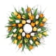 thumbnail image 1 of Guirnalda de flores artificiales para puerta de tulipán, flor de vid falsa, decoración del hogar, follaje de flores de simulación, amarillo, 40 cm sidaley HA8952-04B, 1 of 6