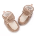 thumbnail image 6 of Wancir Newborn Baby Boy Girl Soft Fleece Booties Stay On Infant Slippers Socks Shoe Non Skid Gripper Toddler First Walkers Winter Ankle Crib Shoes, 6 of 9