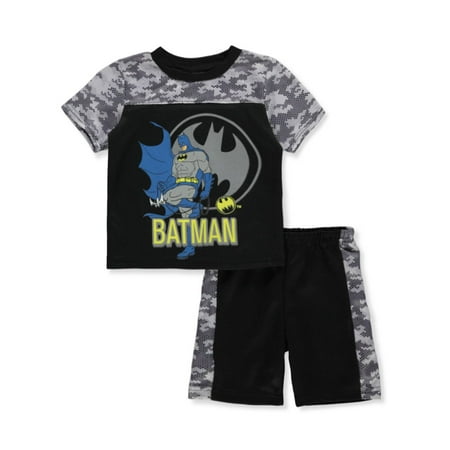 

Batman Baby Boys 2-Piece Shorts Set Outfit - gray/black 18 months (Infant)