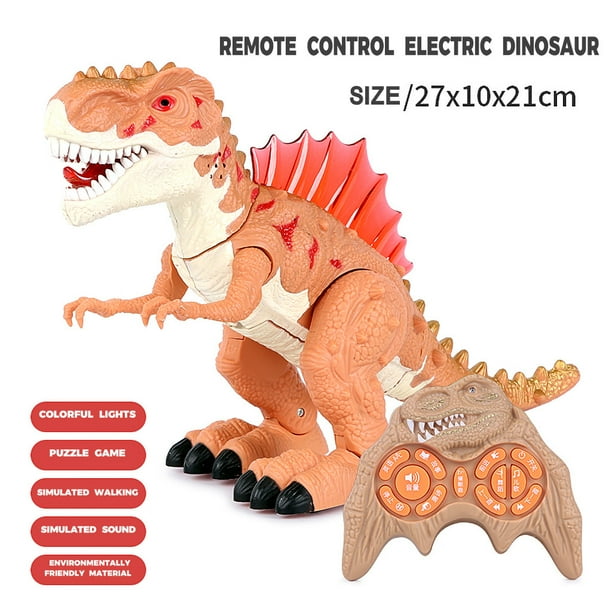 Siaonvr Remote Control Walking Dinosaur Toy Simulation Dinosaur