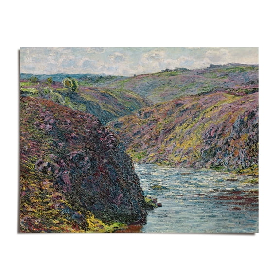 Ravines of the Creuse at the End of the Day - Claude Monet - 8x10 - Wall Art Print - UNFRAMED