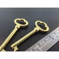thumbnail image 4 of Universal Grandfather Clock Door Keys 2-Pack - Solid Brass Replacement Keys for Most Pendulum Mechanical Clocks, 4 of 5