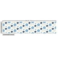 thumbnail image 2 of Fantasy World Fabric by the Yard, Doodle Astronomy Clouds Swirls and Stars, Decorative Upholstery Fabric for Chairs & Home Accents, 3 Yards, Slate Blue Apricot by Ambesonne, 2 of 4