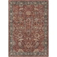 thumbnail image 3 of Well Woven Liana Persian Floral 6' x 9' Area Rug Red & Navy, 3 of 7